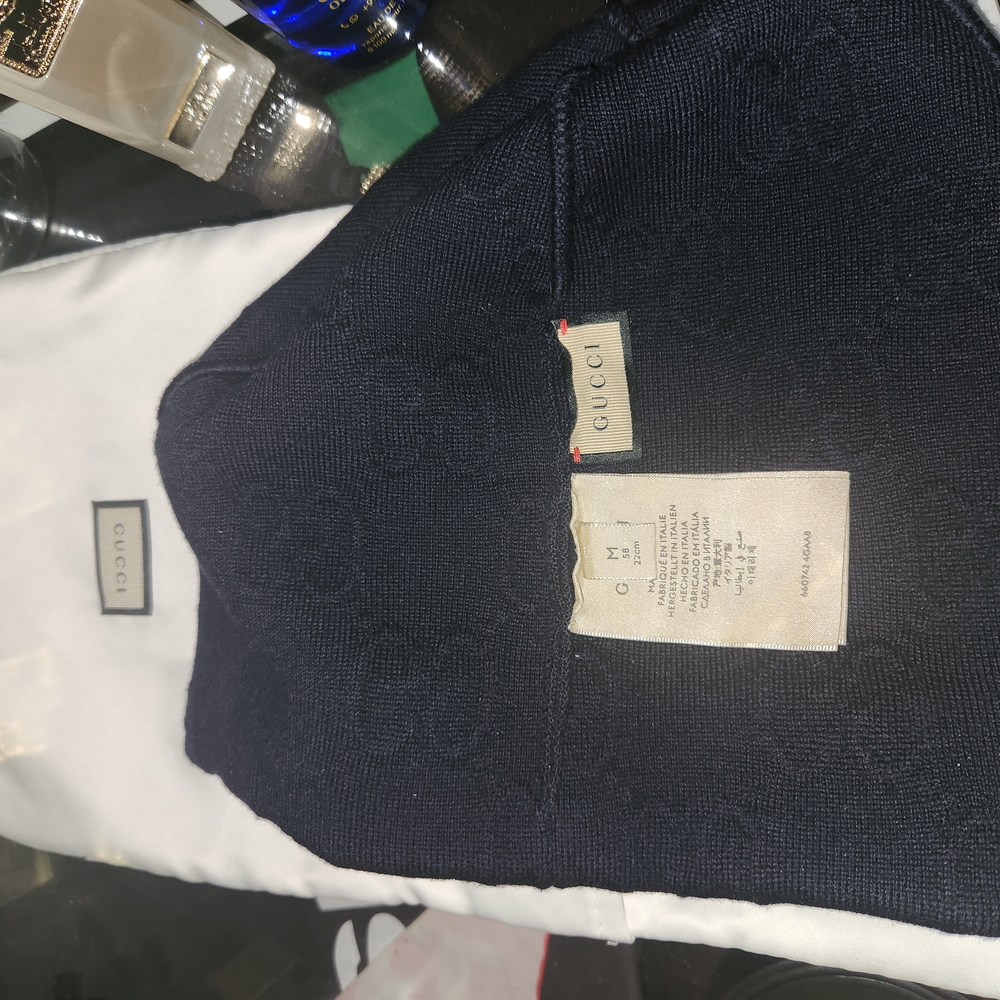 Gucci Midnight Blue Knit Beanie - Picture 4 of 4